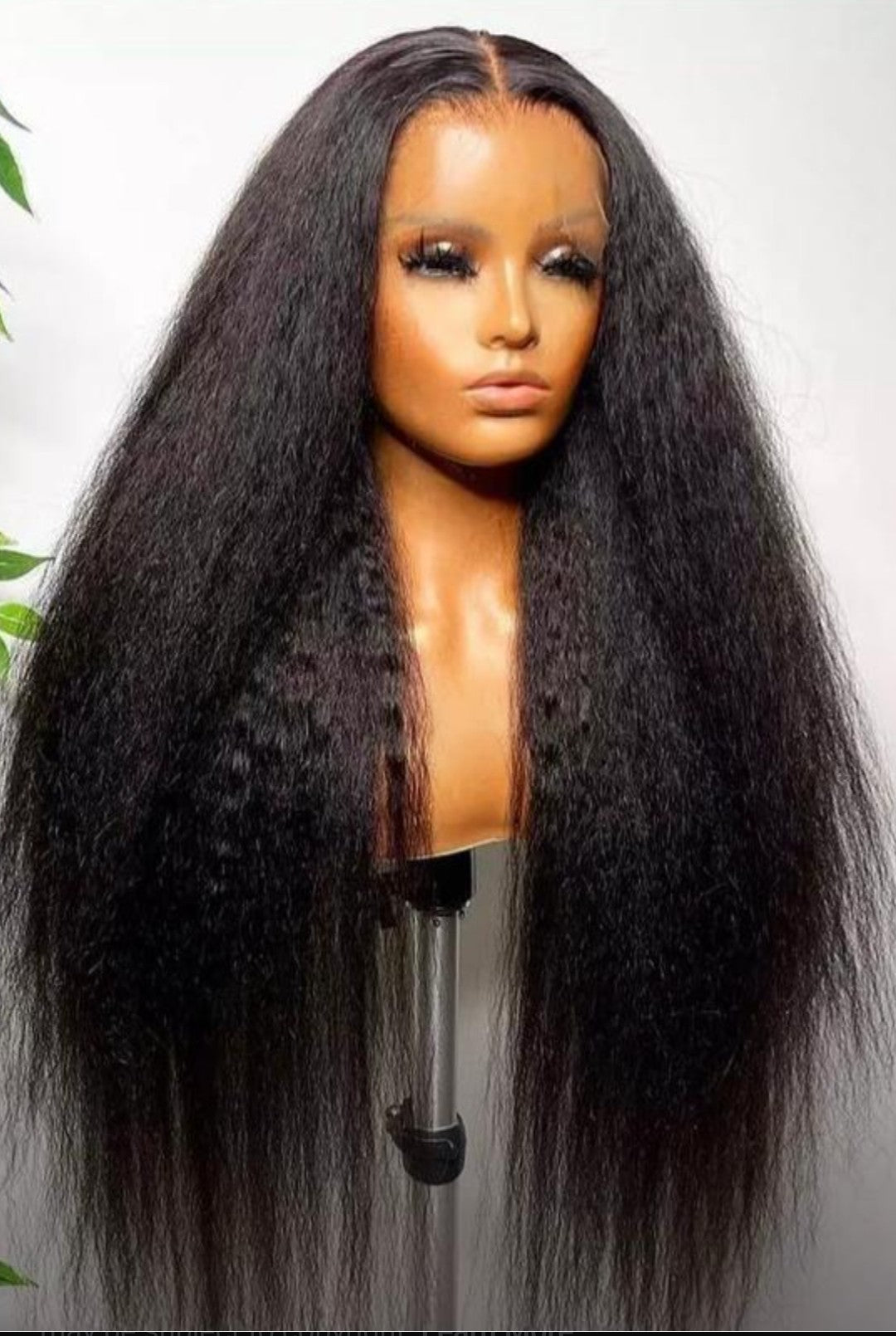 Kinky Straight Human Hair Wig