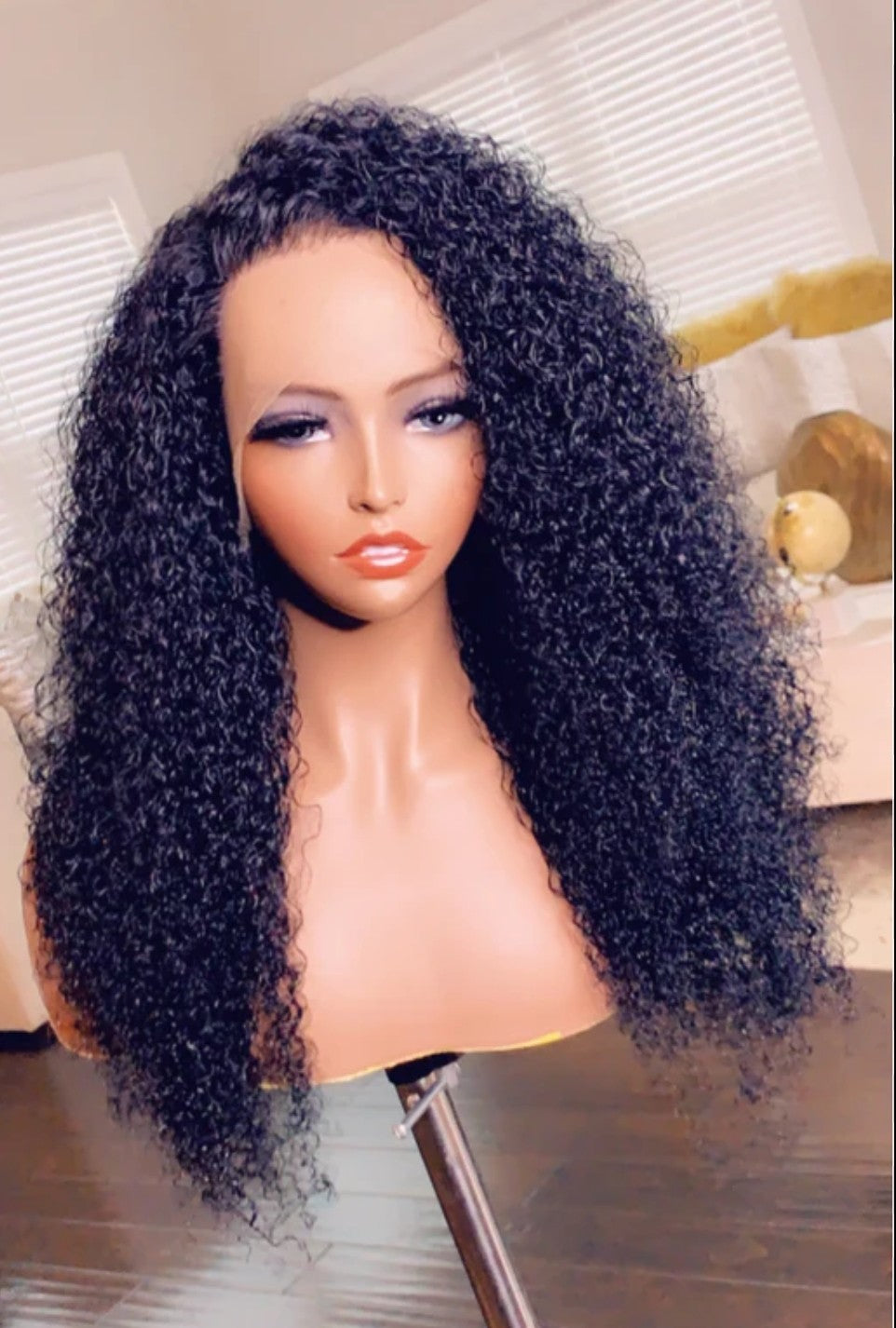 Kinky Curly Human Hair Wig